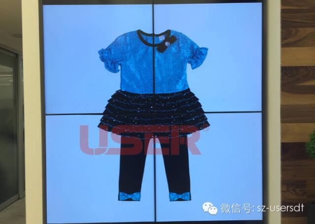 優(yōu)色專(zhuān)顯高清液晶拼接屏進(jìn)軍服裝業(yè)！