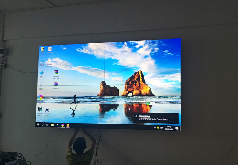 0.88mm拼接屏物理拼縫，0.88液晶拼接屏物理展示